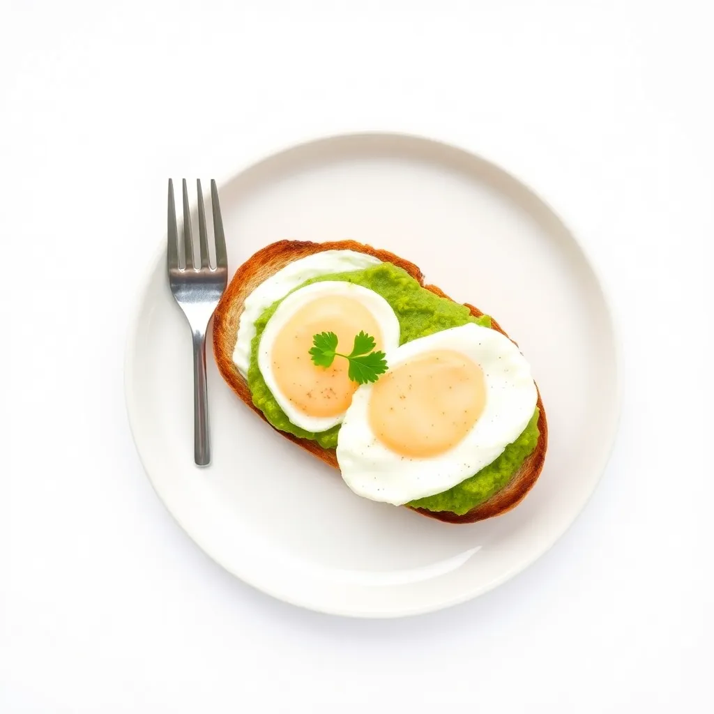 Smashed Avocado Eggs on Toast
