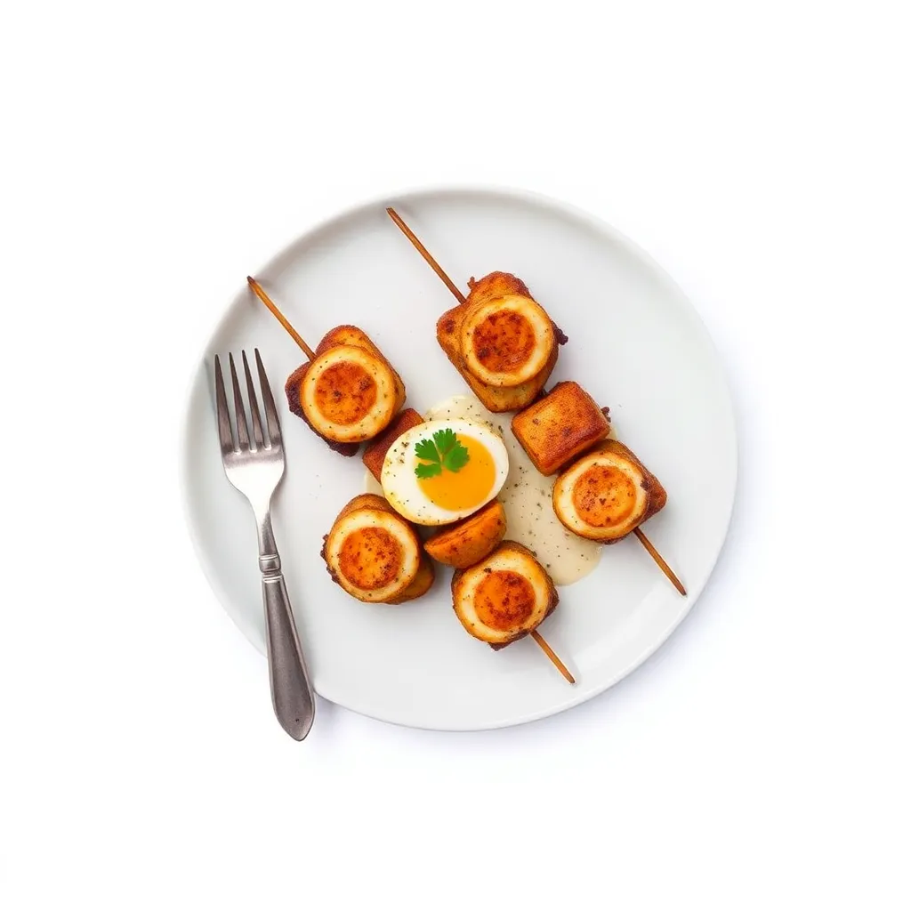 Smoky Eggs Skewers