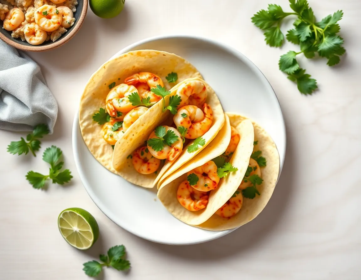 Garlic Lime Shrimp Tacos