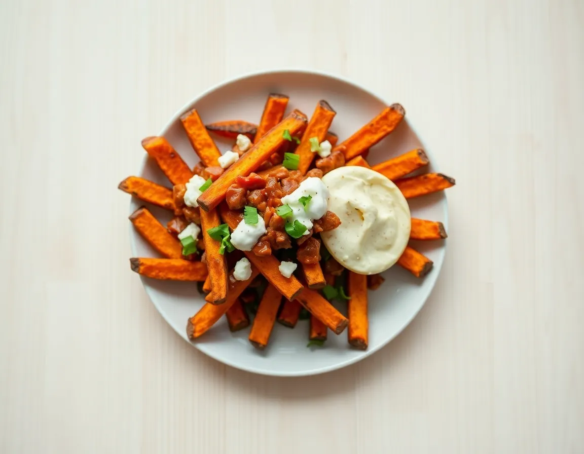 Loaded Sweet Potato Fries