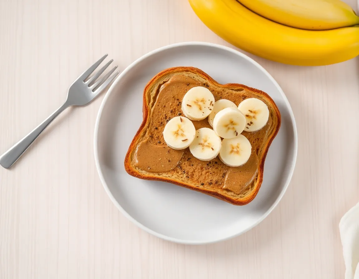 Peanut Butter Banana Toast